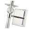Z-Lite Ava 1 Light Wall Sconce, Polished Nickel & White 804-1S-PN - alternate 5